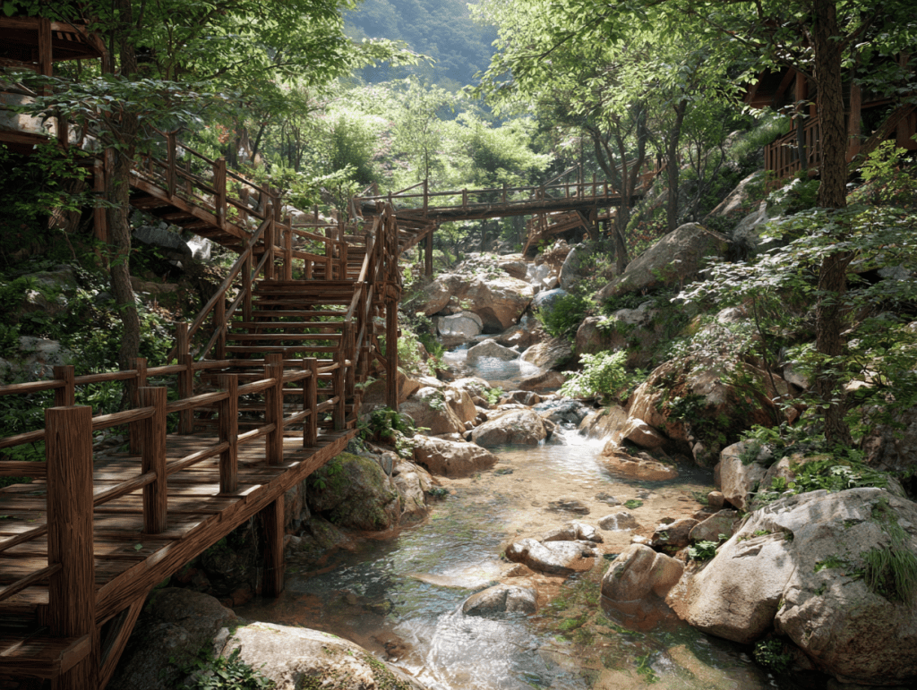 1. 장흥계곡 모두의 계단 산책로
