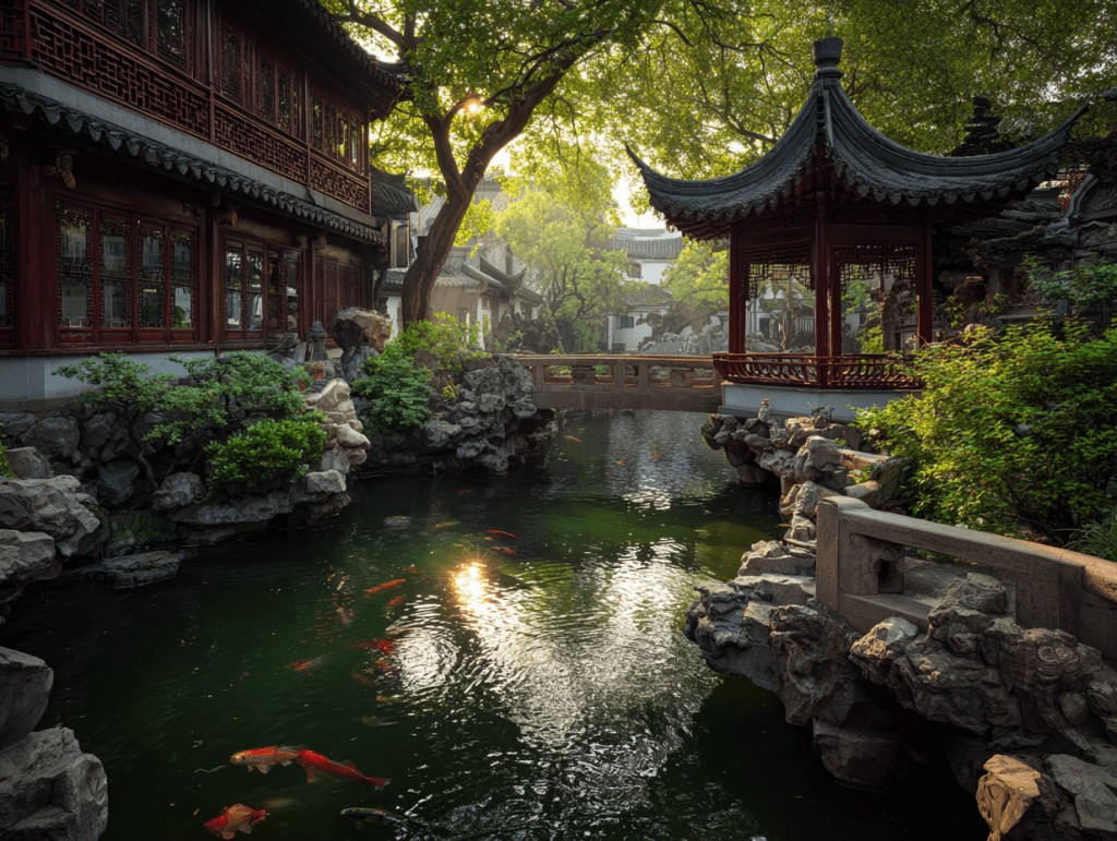 2. 예원 (예원) - 전통 중국 정원의 아름다움