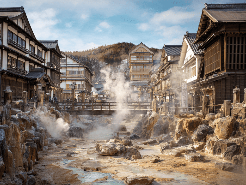 2. 일본 쿠사츠온천 - 1400년 역사의 살아있는 전설