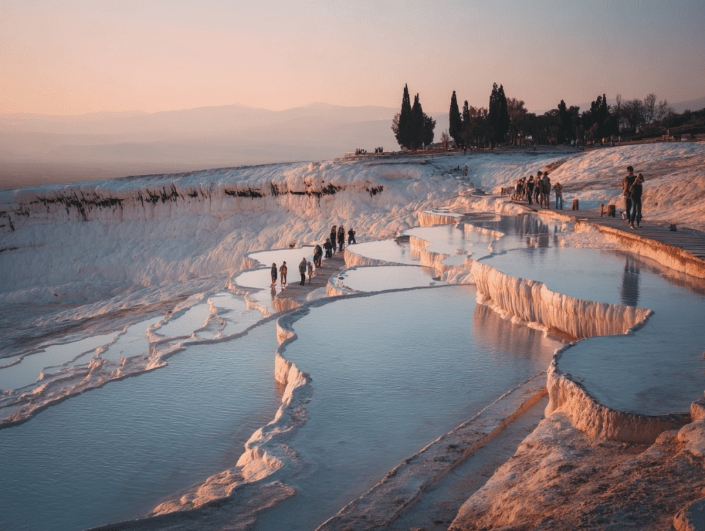3. 터키 파무칼레 - 하얀 계단식 천국