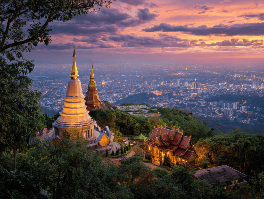 1. 도이수텝 사원 - 치앙마이의 상징