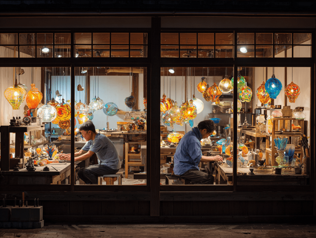 4. 기타이치 유리 - 아름다운 유리공예의 세계