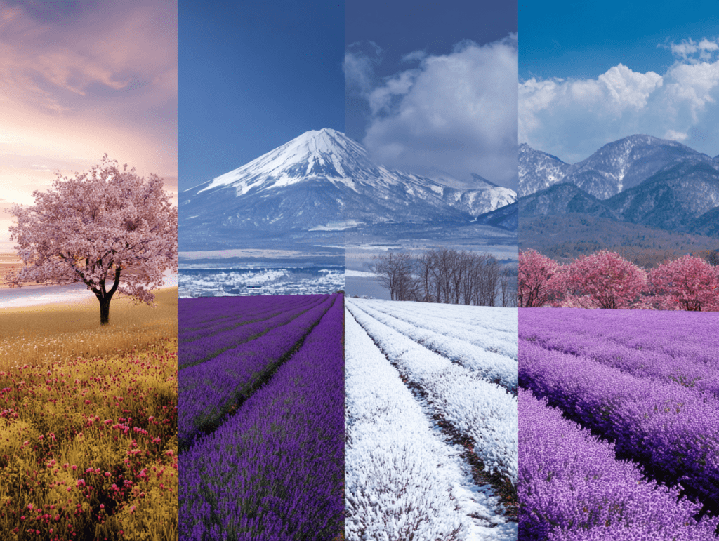 1. 계절별 여행 포인트, 언제 가느냐에 따라 달라져요