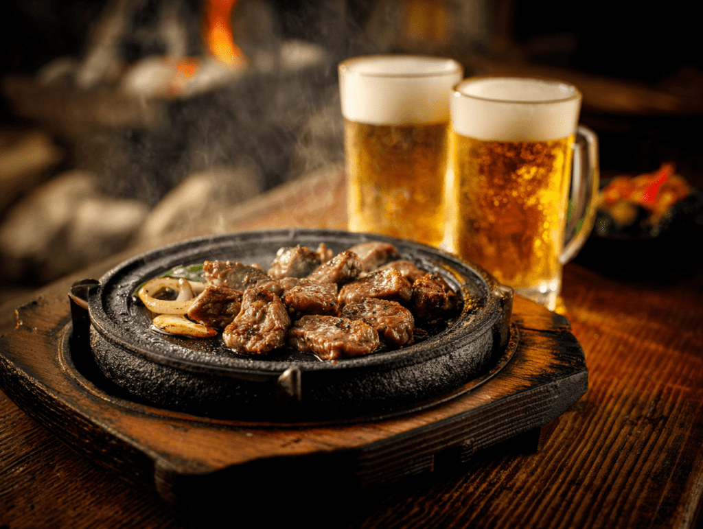 2. 삿포로 맥주와 징기스칸, 완벽한 조합