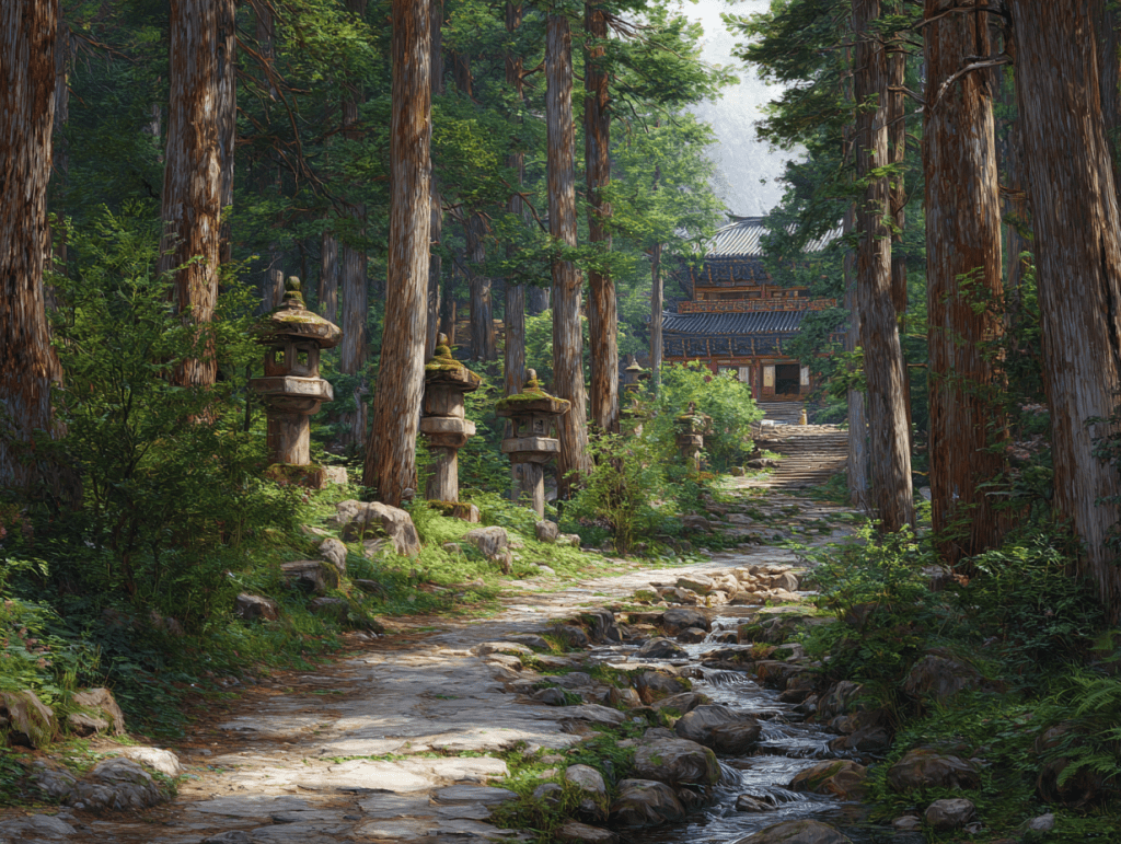 2. 수타사 계곡 숲길 - 천년 고찰의 여유