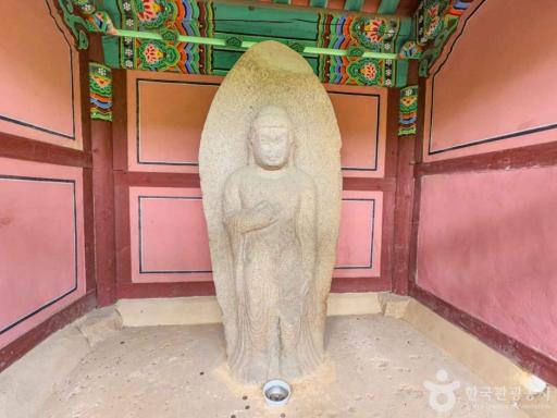 청도합천리석조아미타여래입상