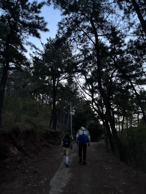 대금산 반깨고개방면